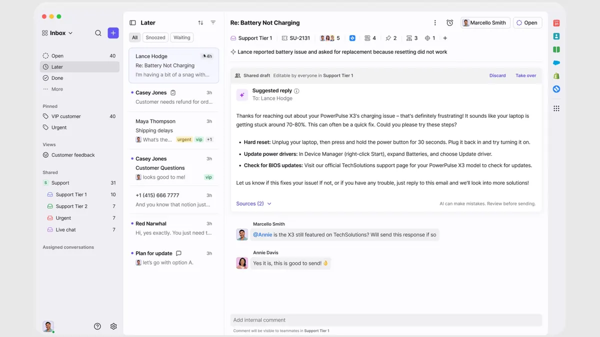 Master Inbox vs Front: Which one should you choose?