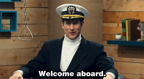 Welcome aboard